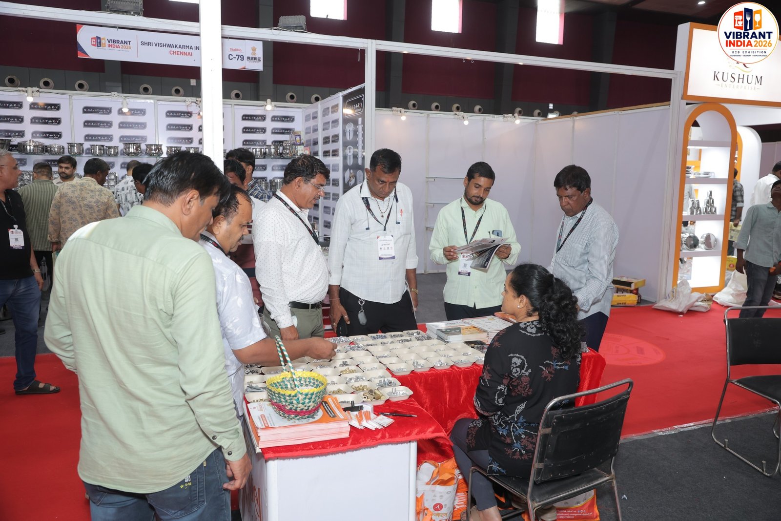 Business buyers evaluating products