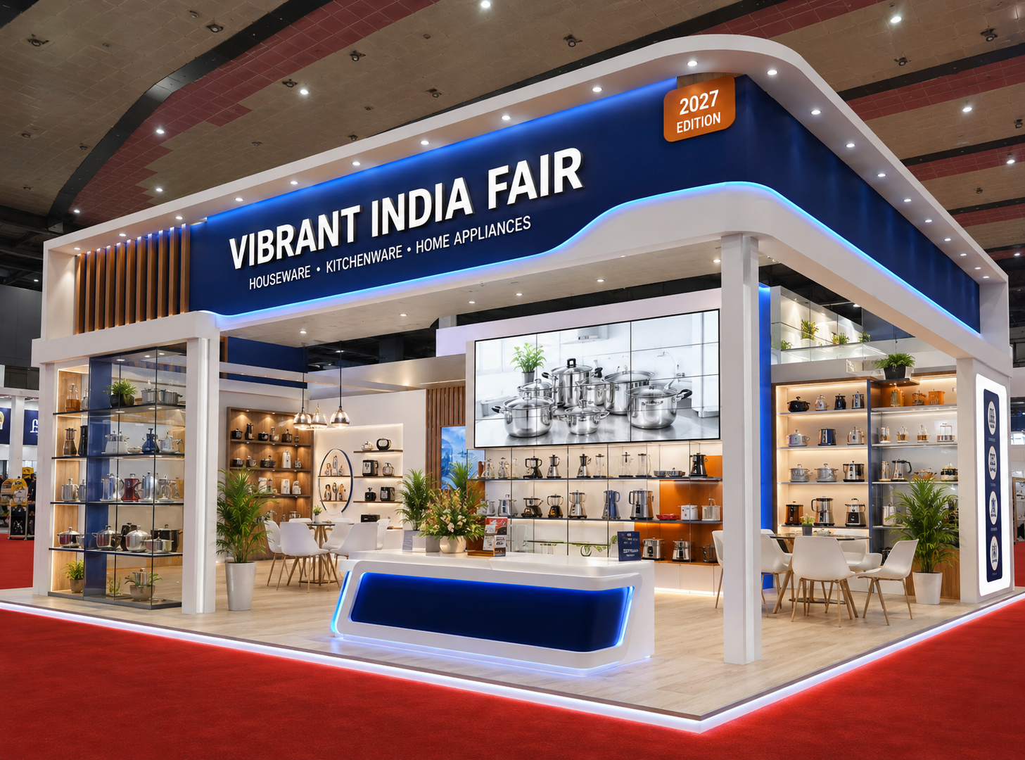 Vibrant India Fair 2027 exhibition booth