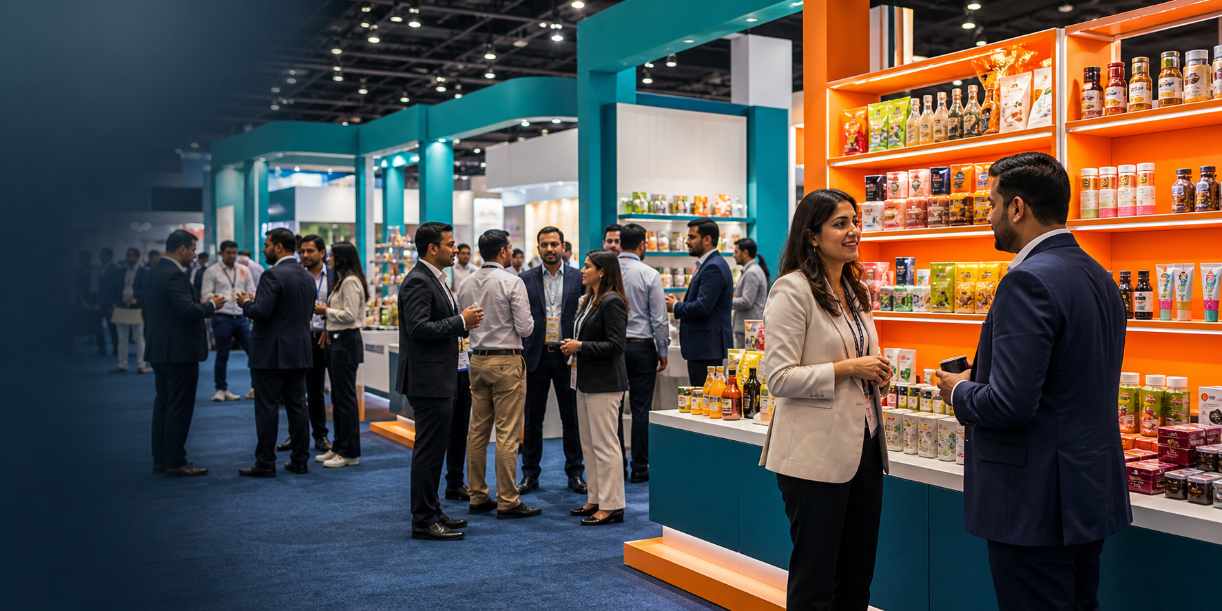 Vibrant India exhibitor sharing a business success story